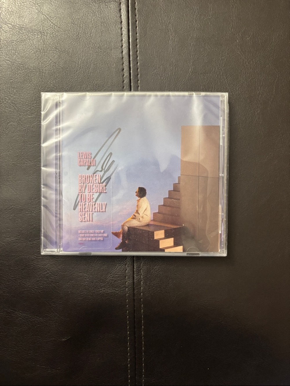 Signed 'Broken by Desire to Be Heavenly Sent' Lewis Capaldi CD